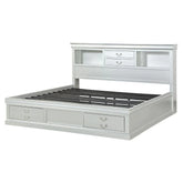 Louis Philippe III Platinum Queen Bed Model 24920Q By ACME Furniture